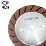 Toothed Resin Grinding Wheel Speed RPM No Scratch Cup Shape Brown