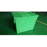 Deeper 600*400*462 mm Plastic Attached Lid Containers With Customized Logo for sale
