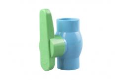 China Plastic PVC Ball Valve ABS Handle Socket For Water Control supplier