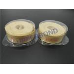 High Fracture Strength Reinforced Yellow Garniture Tape 100% Aramid for sale