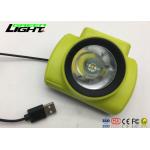 IP68 Waterproof Miner Safety Lamp , Miners Helmet Light With Li - Ion Battery