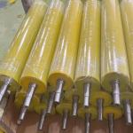Durable Silicon Rubber Coated Steel Rollers For Coating Industry Rubber Covered Rollers for sale