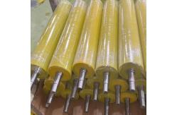 China Durable Silicon Rubber Coated Steel Rollers For Coating Industry Rubber Covered Rollers supplier