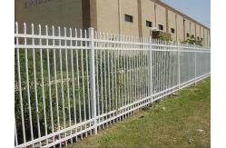 China OHSAS 18001 1.8*2.4m galvanization Steel Picket Fence supplier
