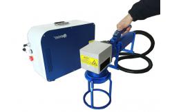 China High Resolution Handheld Laser Coding And Marking Machine Metal Can supplier