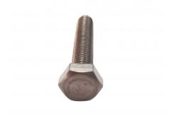China CNC Machine Screwed Titanium Alloy Screw for External Hexagon Bolts Polished Surface supplier