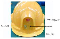 China 4G Smart Temperature Infrared Thermal Auto Temperature Helmet supplier