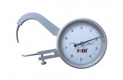 China Durable 0-10mm Dial Caliper Gauges for Thickness Measurement with Convenient Adjustment supplier