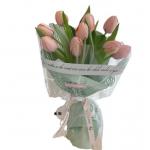Ins-style Simple English Cellophane Thickened Dust-proof Transparent Opp Film Paper Korean-style Bouquet Wrapping Paper Material for sale