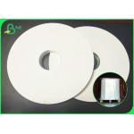 Degradable FDA Approved 24gsm 28gsm White Kraft Paper Roll For Packing Straws for sale