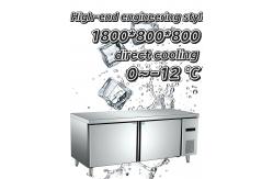 China Energy Saving Two Door Undercounter Freezer Dustproof Commercial Countertop Freezer supplier