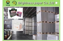 China Multiplication Ivory Board Paper White Coated For Die Cutting 889 * 1194mm supplier
