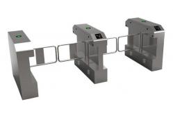 China OEM ODM Fingerprint Access Control Supermarket Entrance Turnstile IP54 supplier