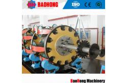 China PLC Control Steel Wire Armouring Machine 100% Back Twist supplier