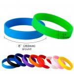 Customized Silicone Wristbands for Promoting Business Events Length 20cm-25cm