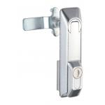 Adjustable Rotary Handle Key Lock Electrical Swing Panel Silver Color for sale