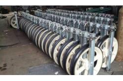 China 220KV Overhead Transmission Line Stringing Blocks With Aluminum Alloy Sheaves supplier