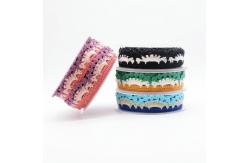 China 20KJ25 Single Face Garment Floral Lace Ribbon 30mm supplier