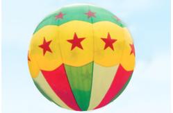 China Attractive star pattern inflatable helium balloon supplier