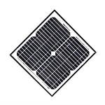 20 / 30 Watt Monocrystalline Solar Module Charging For Garden Light System for sale