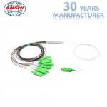 Mini PLC 1x8 PLC Steel Tube Splitter With SC APC Connector Good Light Uniformity for sale