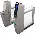304 Stainless Steel Dry Contact Indoor Swing Border Control Speed Gate With Servo Motor for sale