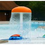 Children Water Splash Pad 3.0m Height Mushroom Water Fountains For Spray Park for sale