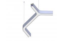 China Branch Linear Suspension Lighting Customized LED Light For Office And Home supplier
