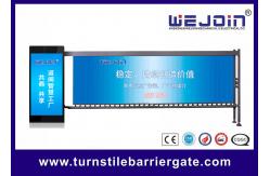 China Advertising Boom Barrier Gate Automatic Parking Lot Remote Control With LED Light supplier