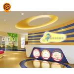 Solid Surface Modern Hotel Reception With High Oxygen Index for sale