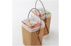 China Customized Disposable Takeaway Packaging Boxes Cup Shaped Noodle Packaging Boxes supplier
