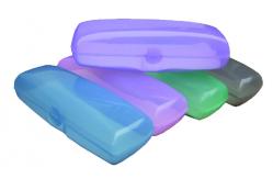 China transparent plastic glasses cases with medium size supplier