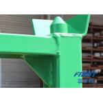 Green Powder Coated 1.5M Depth 60 Stackable Steel Pallets