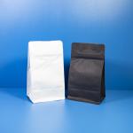 125g 180g 200g 250g 500g 1000g Custom Aluminum Foil Flat Bottom Coffee Bag With Air Valve for sale
