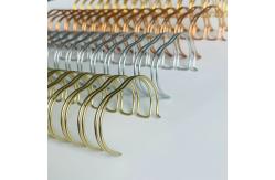 China 25.4mm Nylon Coated Double Loop Binding Wire For Picture Album supplier