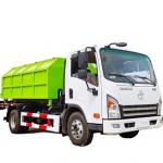 Customized Hook Lift Waste Compactor Truck 4x2 With 7CBM 9 CBM Garbage Boxes for sale