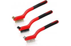 China 6 Pieces Mini Wire Cleaning Brush For Detailing Crimped Scratch supplier