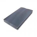 Senegal Market Grey Powder Coated Aluminum Extrusion for Louver Blind 6063 Aluminum Profiles for sale