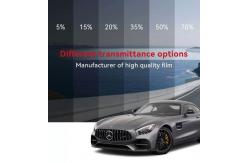 China IRR99% UV Proof fiber Carbon Window Tint Nano Ceramic Car Films Black supplier