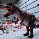 Large Realistic T Rex Lifelike Adult Costume Trex Hidden Legs Dinosaur Costume Length 8m for sale