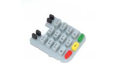 China Silicone Rubber POS Machine Keyboard For Verifone supplier