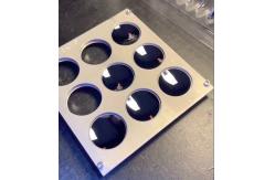 China Customized Single Crystal Silicon Windows Wafer Substrate Demo Monocrystalline Silicon Lens supplier