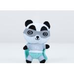 Panda Shape Plush Keychain Toys PP Cotton Material Handmaking Artwork for sale