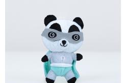 China Panda Shape Plush Keychain Toys PP Cotton Material Handmaking Artwork supplier