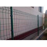 5mm Wire Cylinder Post V Mesh Security Fencing For Courtyard for sale