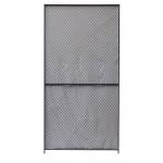 Security Woven Wire Mesh Partition Panels 10 Gauge Clinched 8 Feet High 5 Feet Width for sale