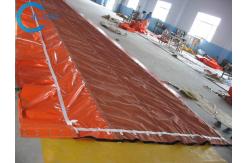 China Water Floating Sediment Curtain Baffle Permeable Silt Curtain Turbidity Control In Water supplier