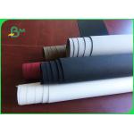 Red Laminatied & Coated Washable Kraft Paper 0.5mm 0.7mm 0.8mm Thickness for sale