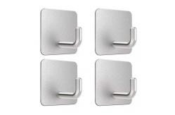 China No Drilling Wall Mounted Stainless Steel Sticky Hangers Wall Hooks Adhesive Hooks supplier
