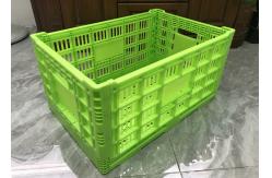 China Heavy Duty Plastic Folding Vegetable Crates 600*400*300mm supplier